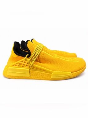 Size 10 - Adidas Pharrell x NMD Human Race - Yellow - (GY0091)